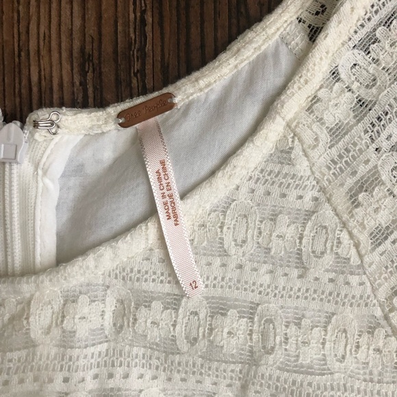 Free People White Lace Cottagecore Dress - Picture 5 of 5